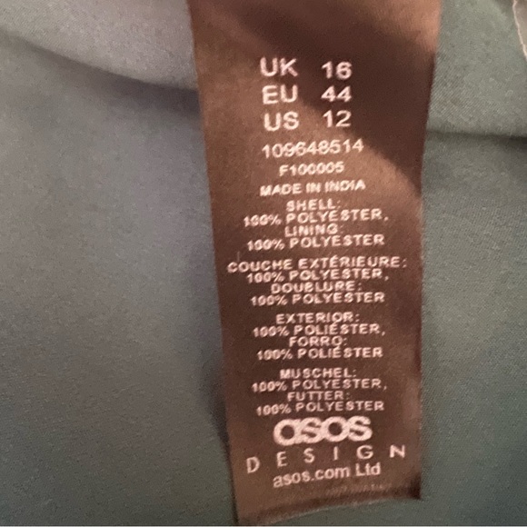 ASOS DESIGN Maternity Square Neck Pleated Midi Skater Dress in Forest Green - Picture 5 of 6